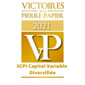 Victoires de la Pierre-Papier 2021 SCPI Capital Variable Diversifiée (actifs supérieurs à 500 M€) 2021 SCPI Epargne Pierre