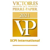 Victoires de la Pierre-Papier 2021 Meilleure SCPI International 2021 SCPI Corum XL