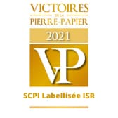 Victoires de la Pierre-Papier 2021 SCPI Labellisée ISR (actifs inférieurs à 500 M€) 2021 SCPI Fair Invest
