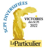 Le Particulier Victoire des SCPI 2022 Diversifiées or 2022 Corum AM
